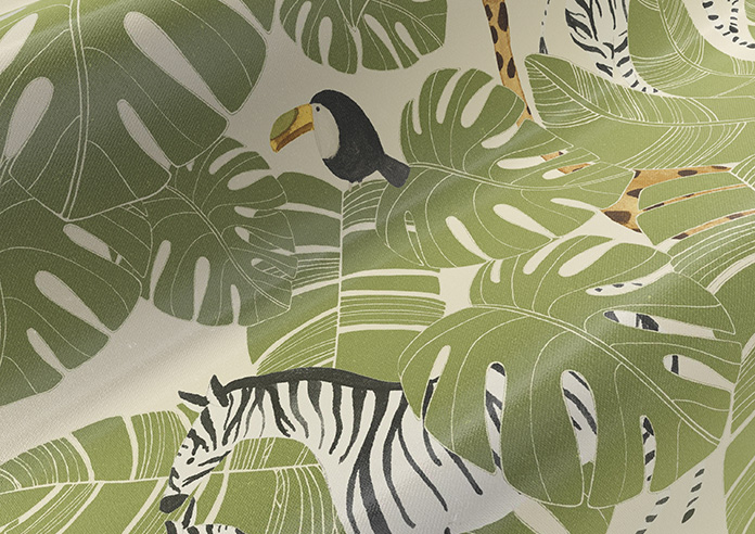 Wild Thing, Leaf - Twist&Fit Roman Blind - Image 4